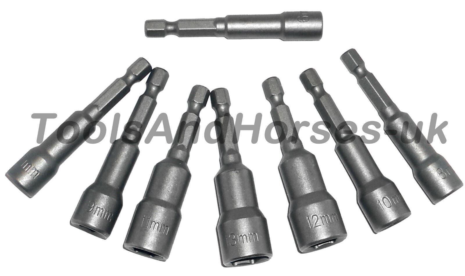 BlueSpot 8 Piece Magnetic Nut Driver Set 6mm - 13mm 14107