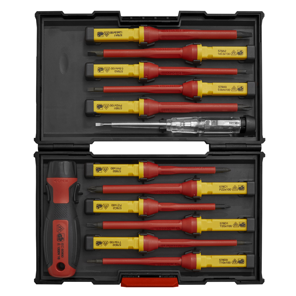 Sealey 13 Piece Interchangeable VDE Screwdriver Set  AK6128