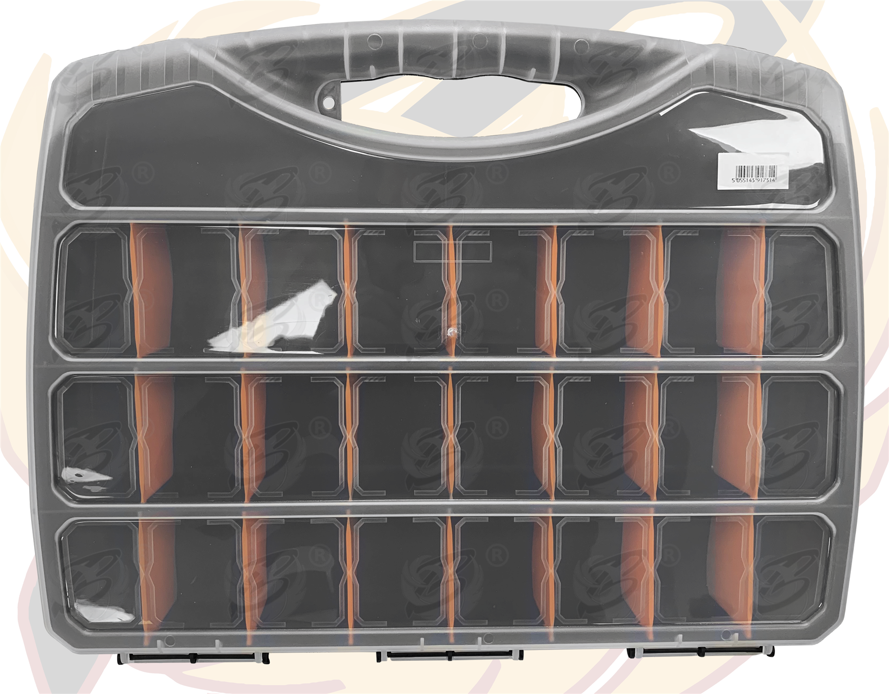 Toolzone Diy Organiser 22 Compartments ( 480mm Wide ) ( TB092 ( 480mm ) )