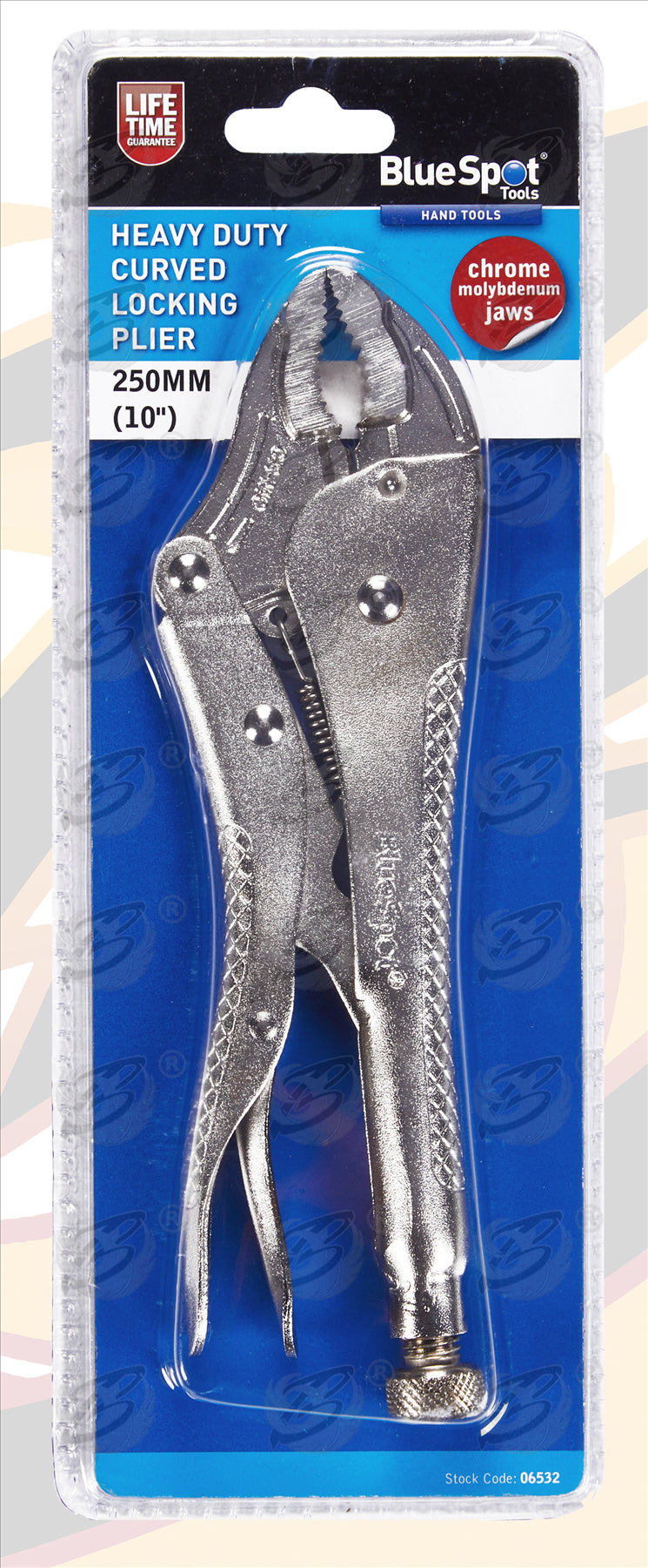 BLUESPOT 250MM (10") HEAVY DUTY CURVED LOCKING PLIER