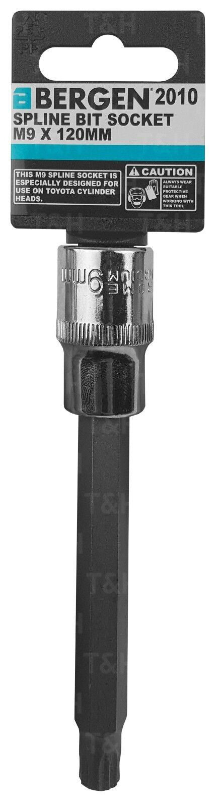 US Pro M9 1/2" Drive 120mm Long Spline Bit Socket ( Single )  2010
