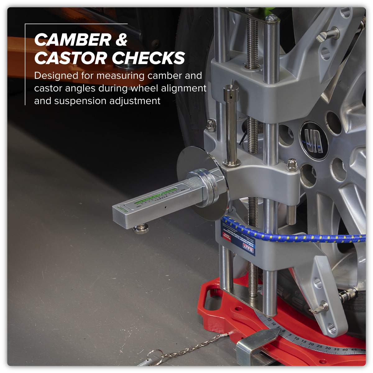 Sealey Magnetic Camber/Castor Gauge 2pc  GA47