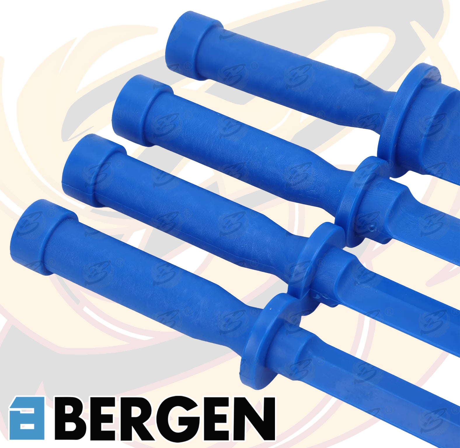 BERGEN 4PCS PLASTIC SCRAPER SET