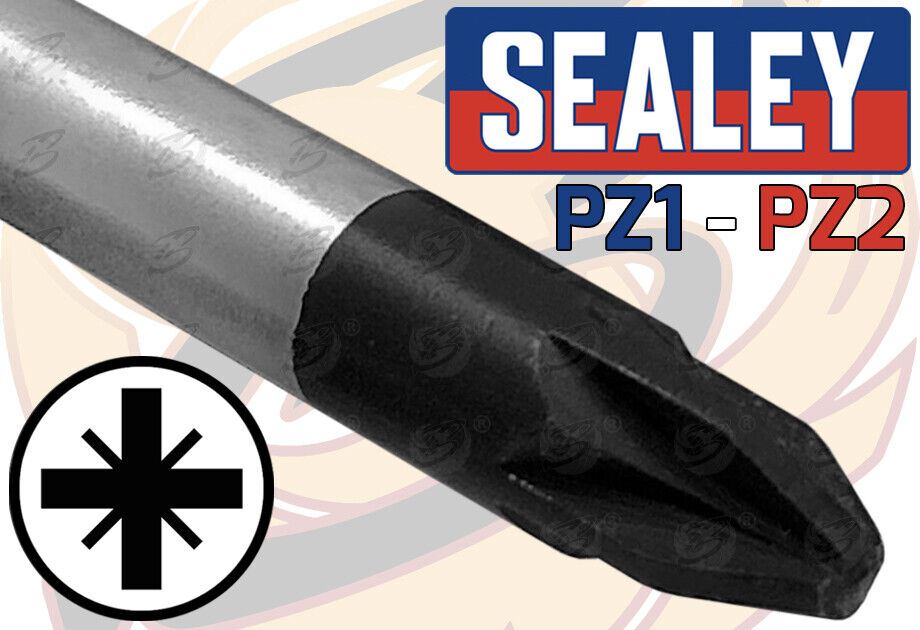 Sealey 8 Piece Magnetic Screwdriver Set ( Slotted - PHillips - Pozirdrive ) ( AK4322 )