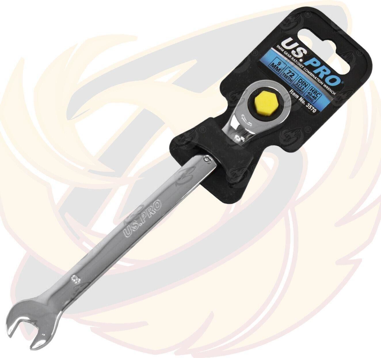 US Pro 9mm 72 Tooth Ratchet Spanner  3570