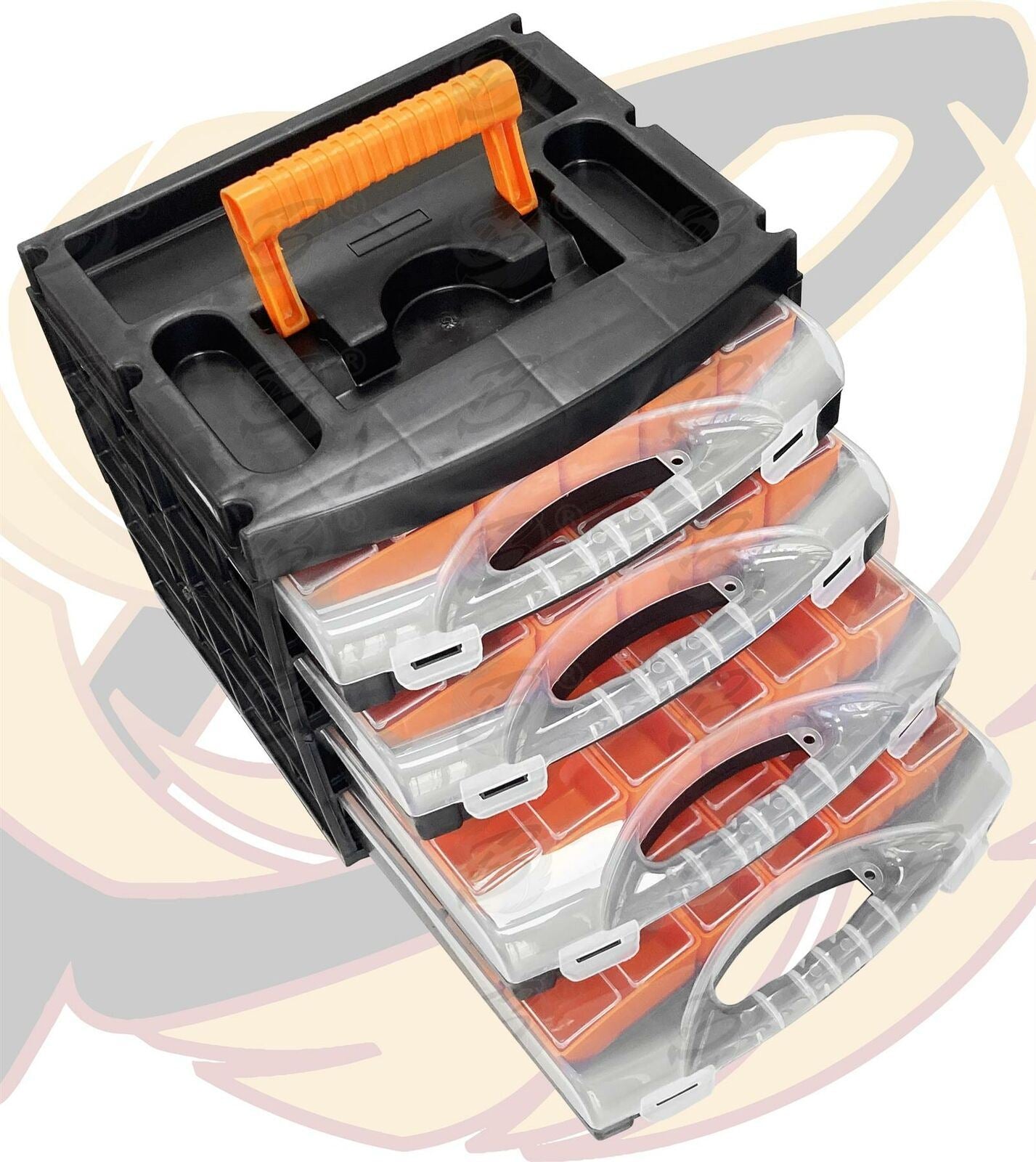 Toolzone 4 Piece Poly Tray Organiser ( TB098 )
