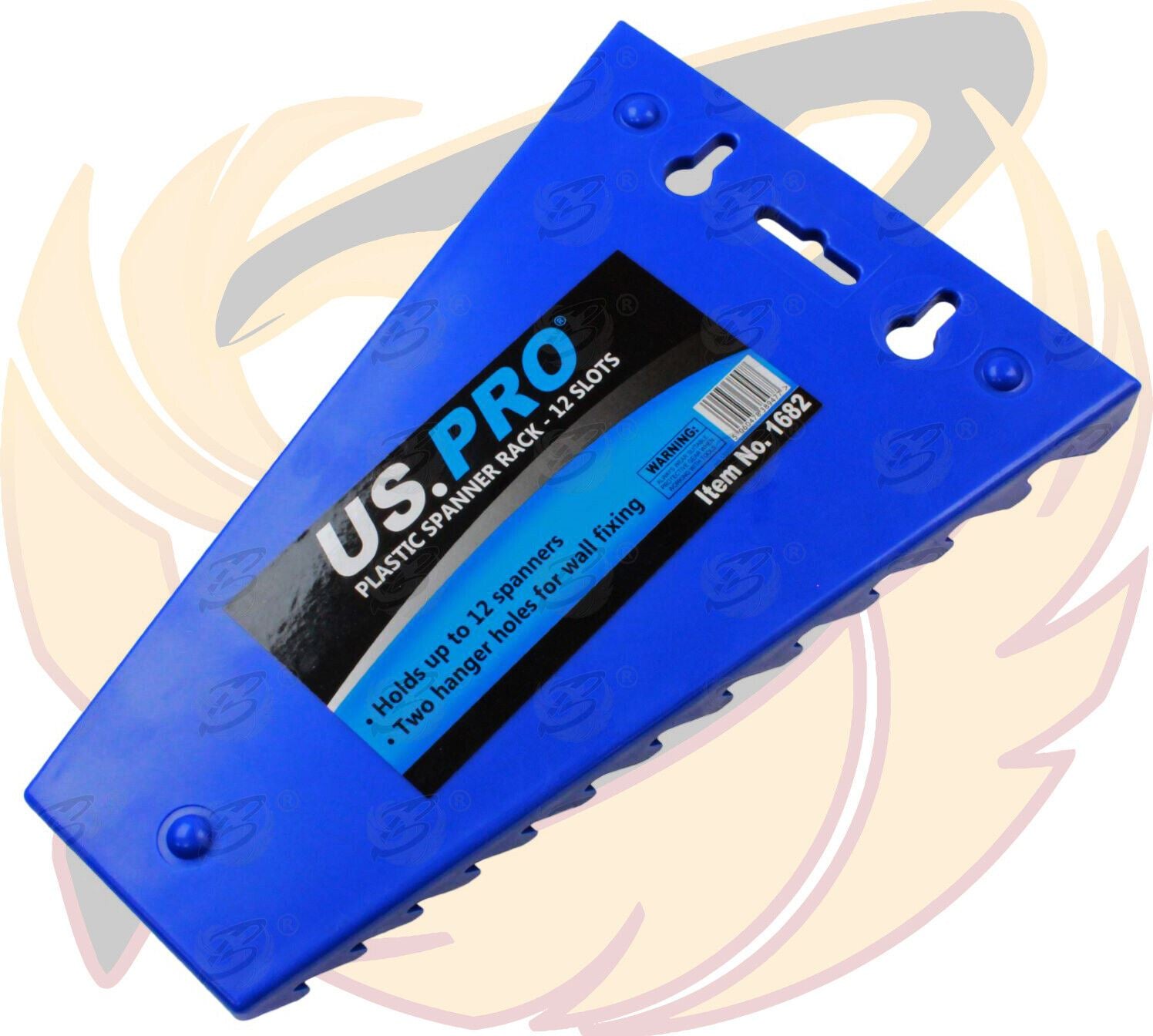 US PRO PLASTIC SPANNER RACK ( HOLDS 12 SPANNERS )