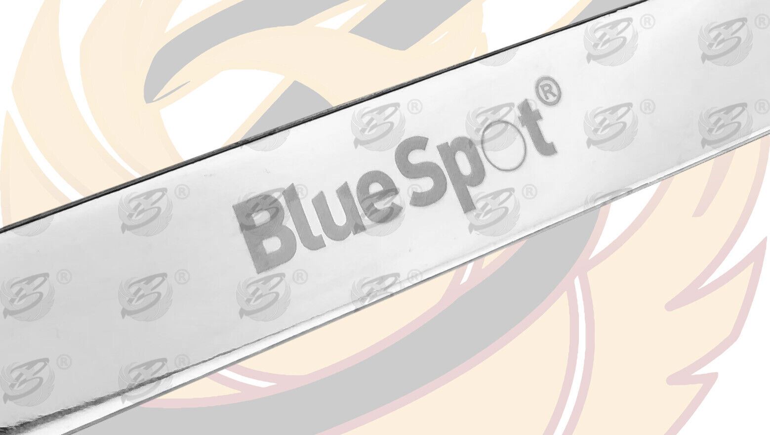 BlueSpot 10 Piece Single Ring Extra Long Ratchet Aviation Spanners 8mm - 19mm 04307