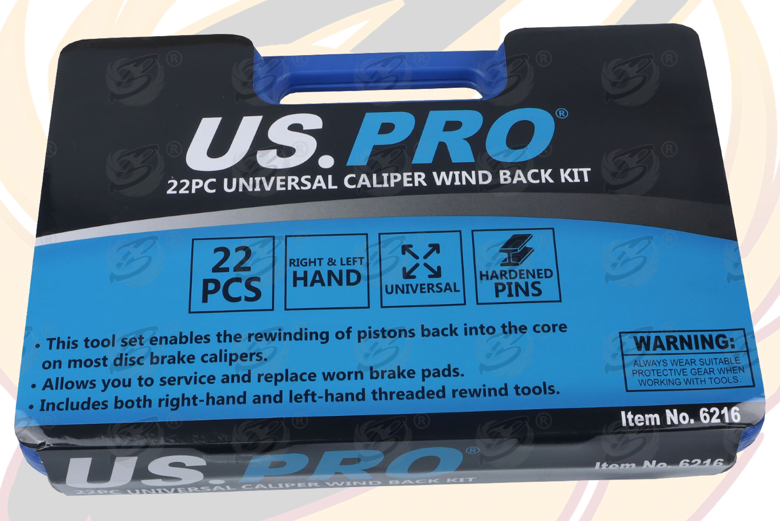 US Pro 22 Piece Universal Caliper Wind Back Kit ( 6216 )