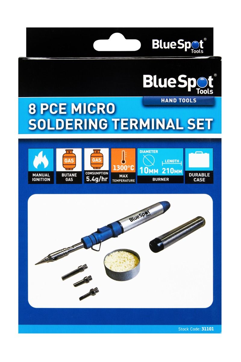 BlueSpot 8 Piece Micro Soldering Terminal Set  31101