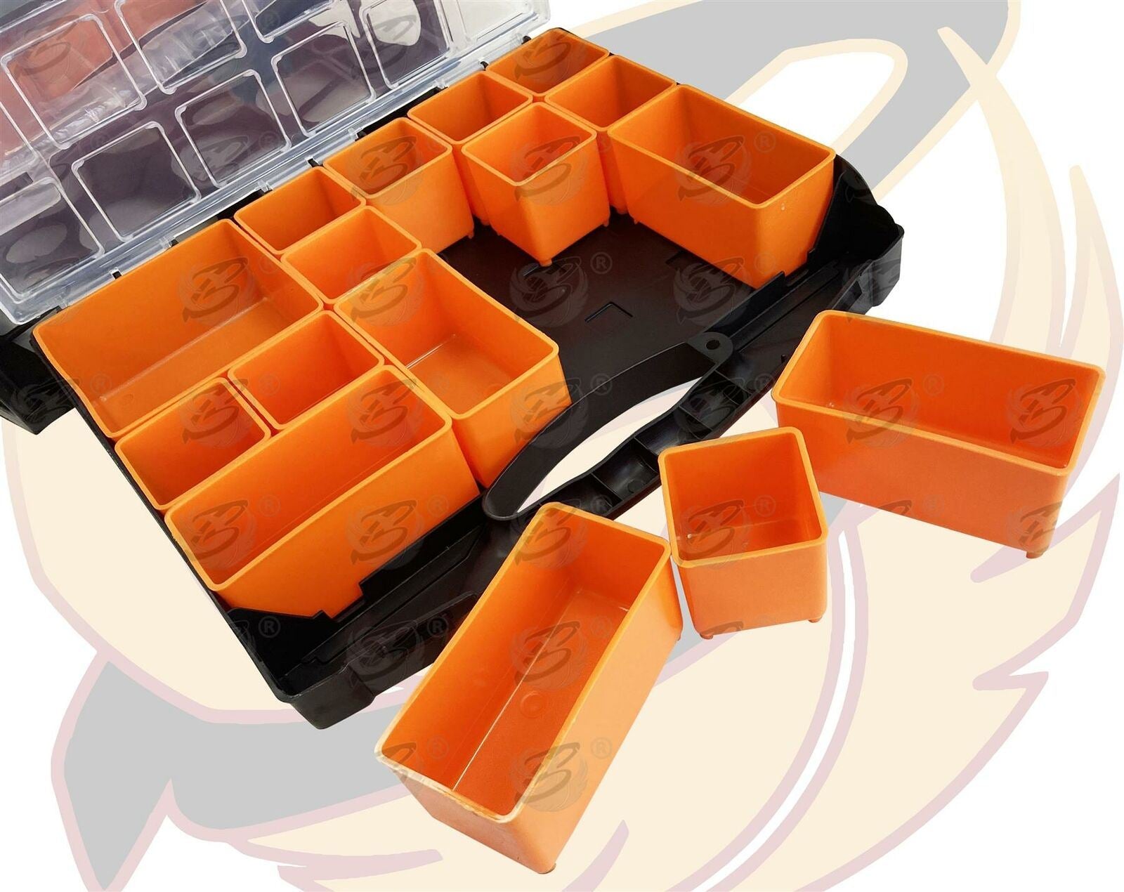 Toolzone 4 Piece Poly Tray Organiser ( TB098 )