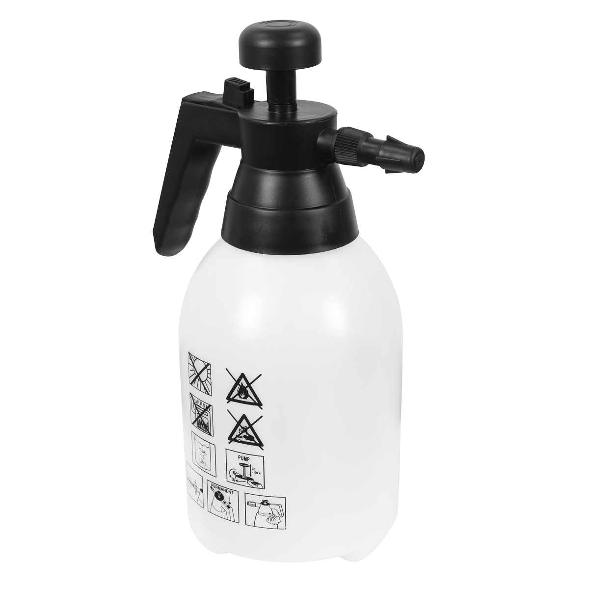 Sealey 1.5 Litre Pressure Sprayer with Viton Seals For Brake Cleaner, Penetratiing Oils, Detergents Etc...  SCSG03