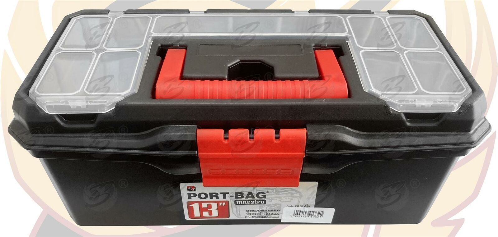 Toolzone 13" Maestro Tool Box ( TB093 )