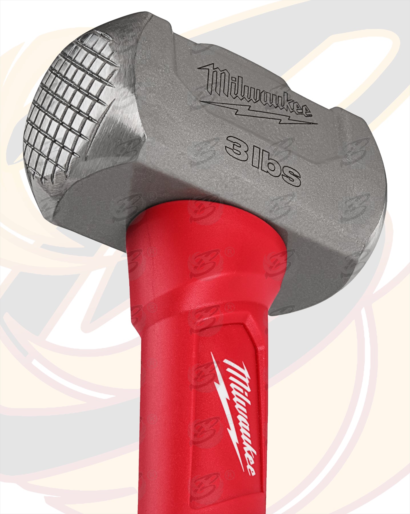 MILWAUKEE 1.36KG ( 3LB ) FIBREGLASS HANDLE CLUB HAMMER
