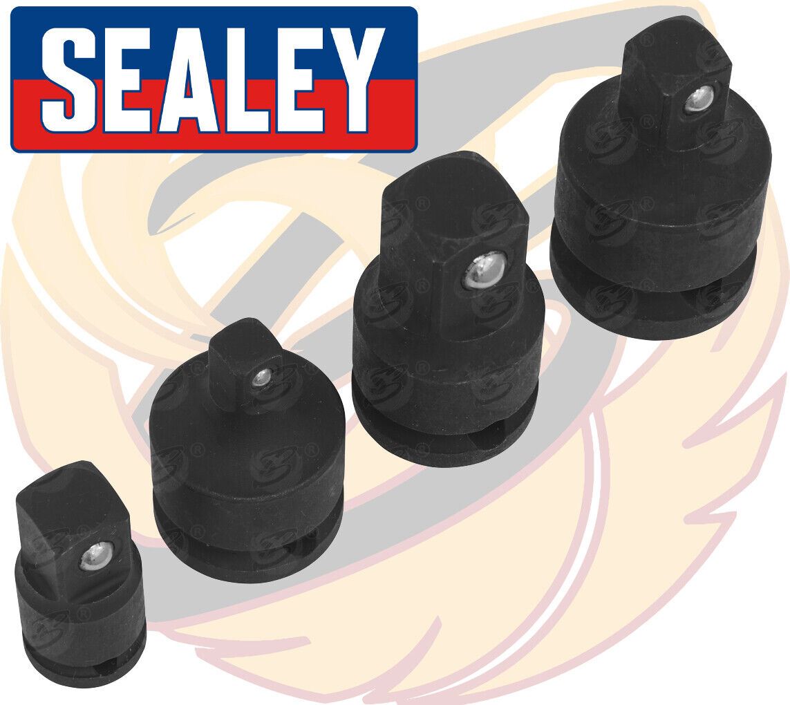 SEALEY 4PCS IMPACT SOCKET ADAPTERS ( 1/4" - 1/2" )