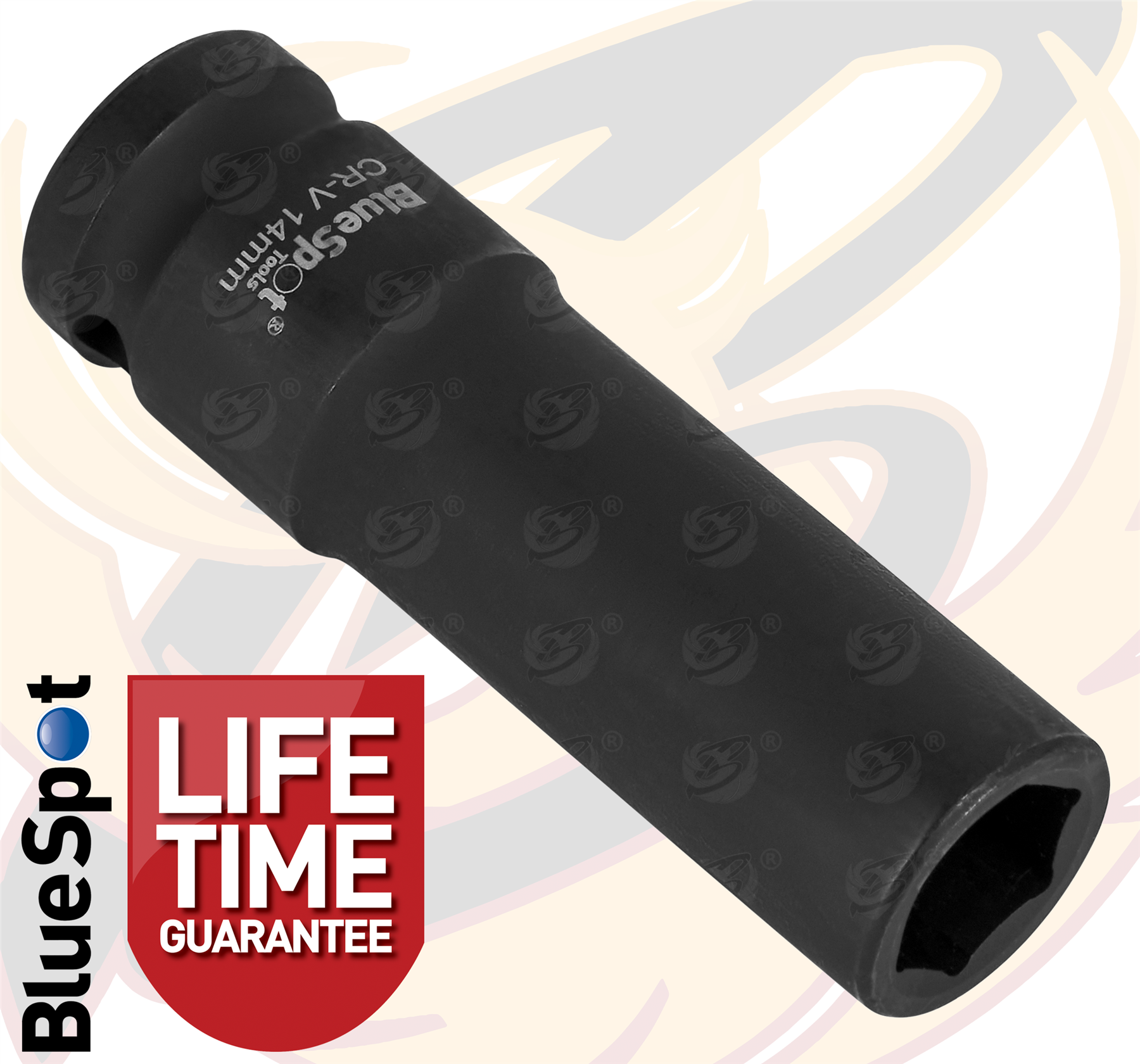 BlueSpot 14mm 1/2" Drive 6 Point Deep Impact Socket ( Single ) ( 01657 )