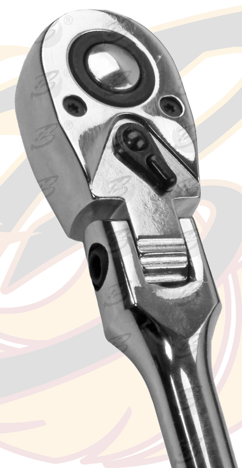 BLUESPOT 3PCS 1/4" & 3/8" & 1/2" DRIVE 72 TOOTH FLEXI EXTENDABLE RATCHET HANDLES