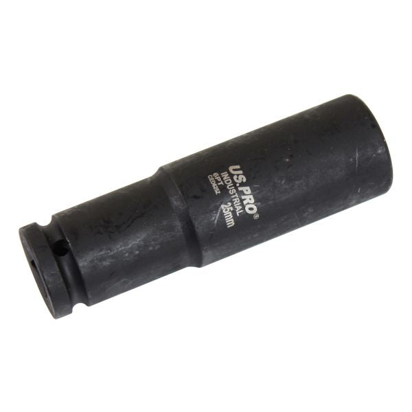 US Pro 1/2" Drive 25mm 6 Point Extra Deep Impact Socket  3810