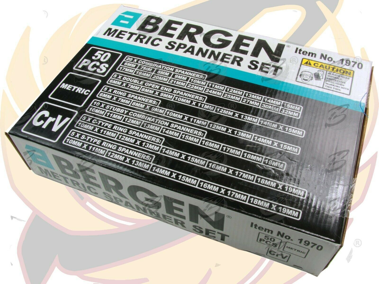 US PRO 50PCS METIC SPANNERS 6MM - 32MM