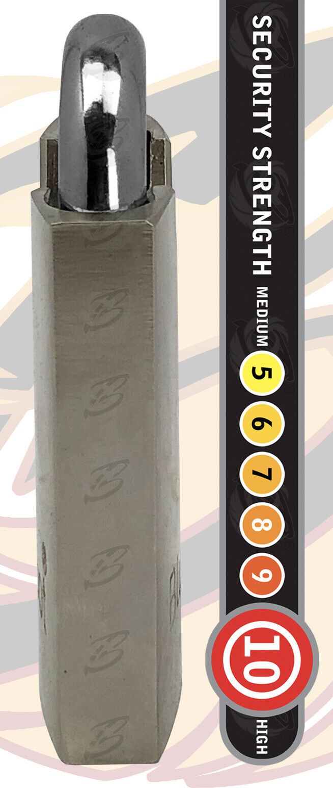 BLUESPOT 6FT LONG 10MM LINKS SECURITY CHAIN WITH 60MM HIGH SECURITY PADLOCK