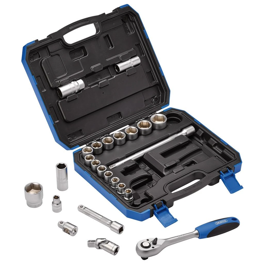 Draper 24 Piece 1/2" Drive Metric Set  16362