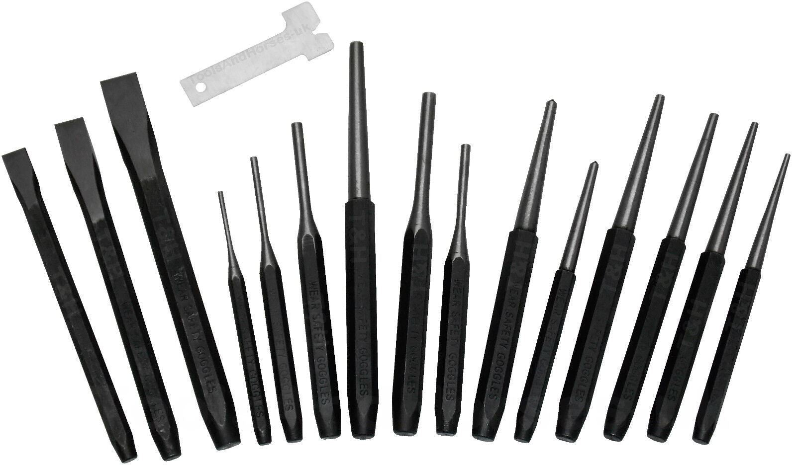 US Pro 16 Piece Punch & Chisel Set 2071