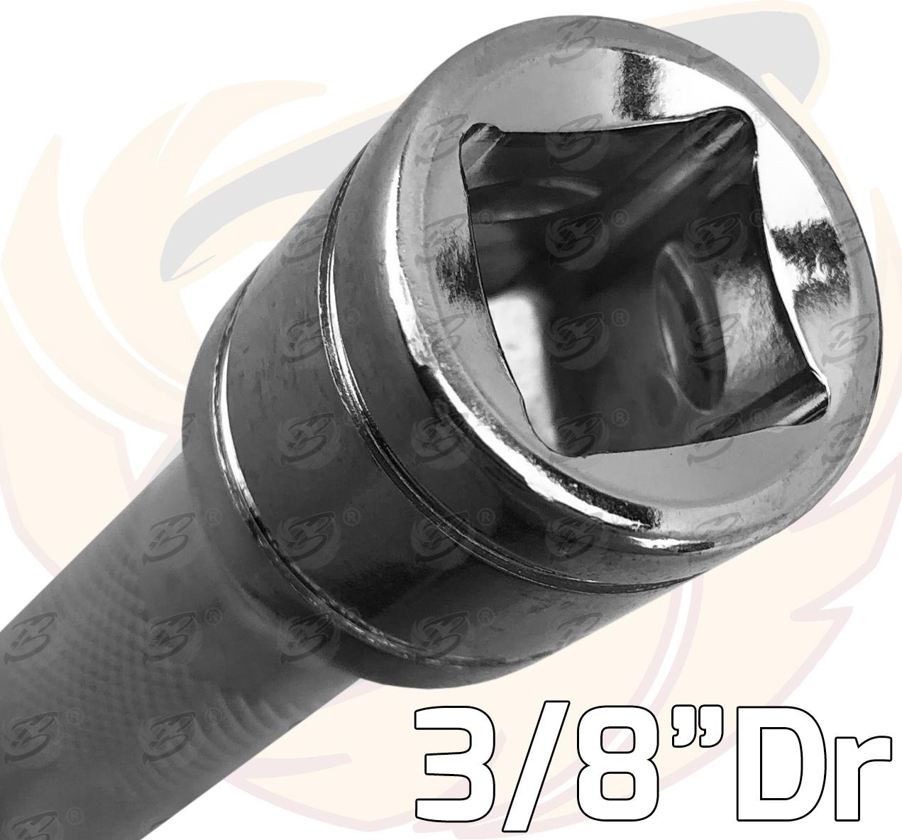 US PRO 3PCS 3/8" DRIVE EXTENSION BARS 75MM - 250MM