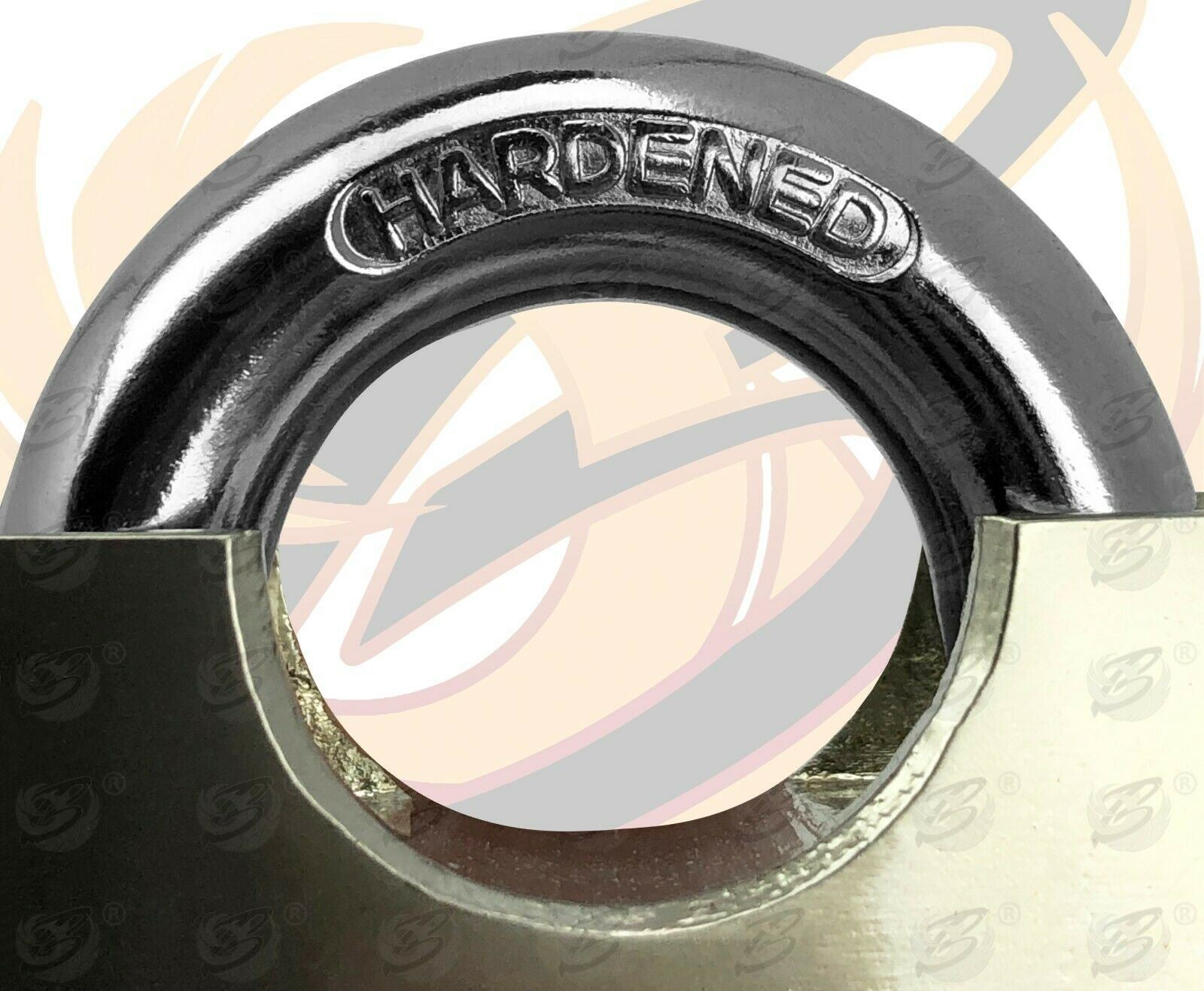 BLUESPOT 50MM SHROUDED SATIN FINISH PADLOCK