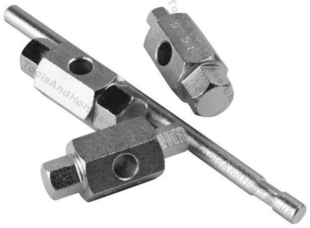 US Pro 6 Piece Double Ended Drain Plug Key Set 3231