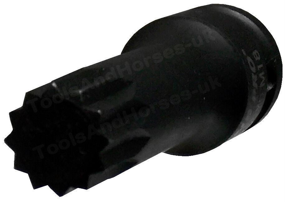 US Pro 8 Piece 1/2" Drive Impact Spline Bit Sockets M5 - M18 1690