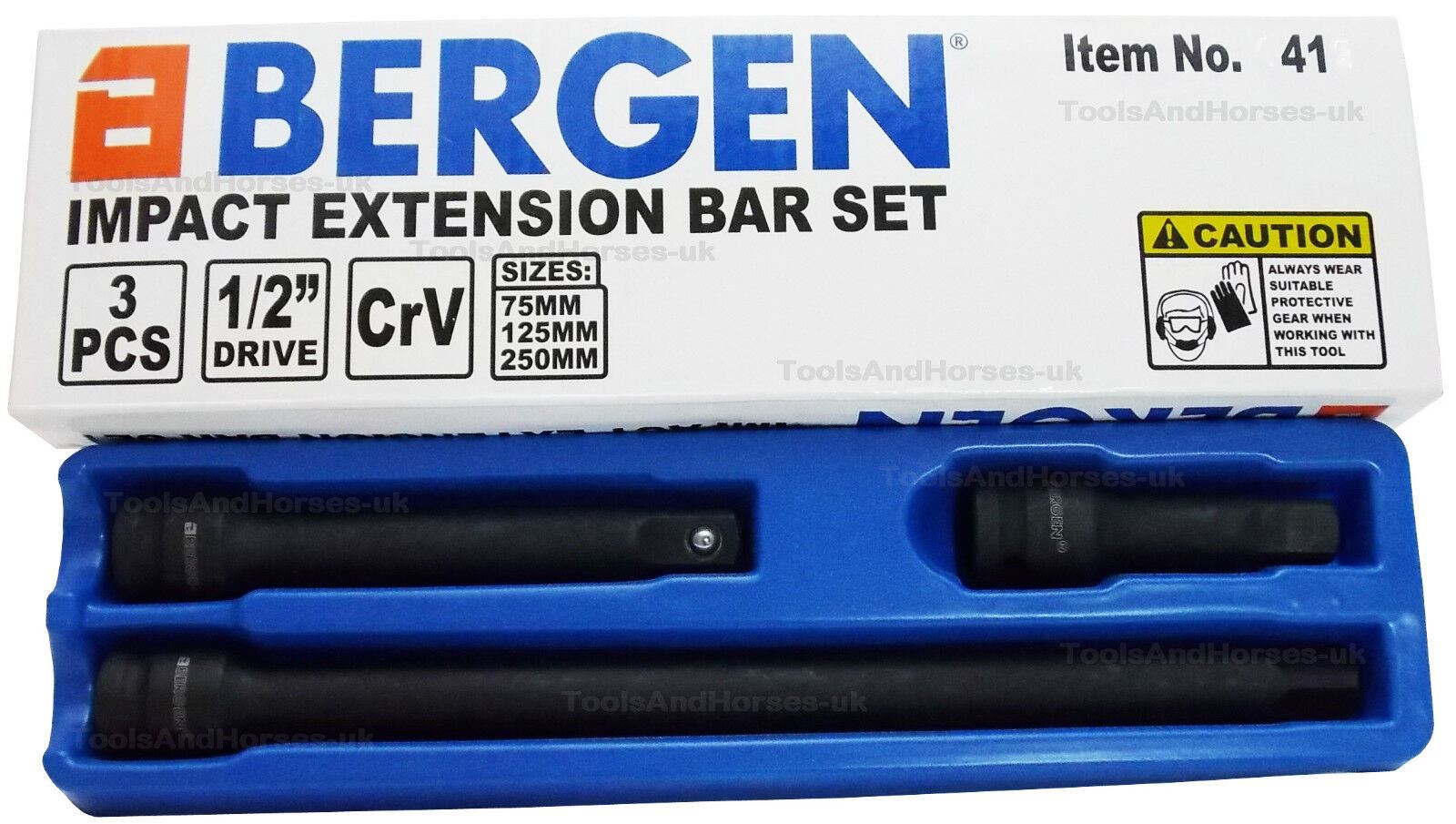 US Pro 3 Piece 1/2" Drive Impact Extension Bar Set  2086
