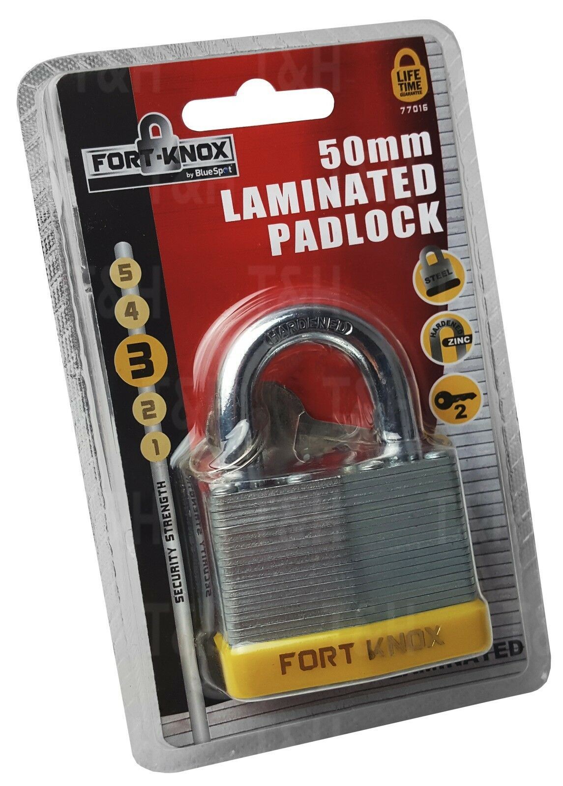 BLUESPOT 50MM LAMINATED PADLOCK