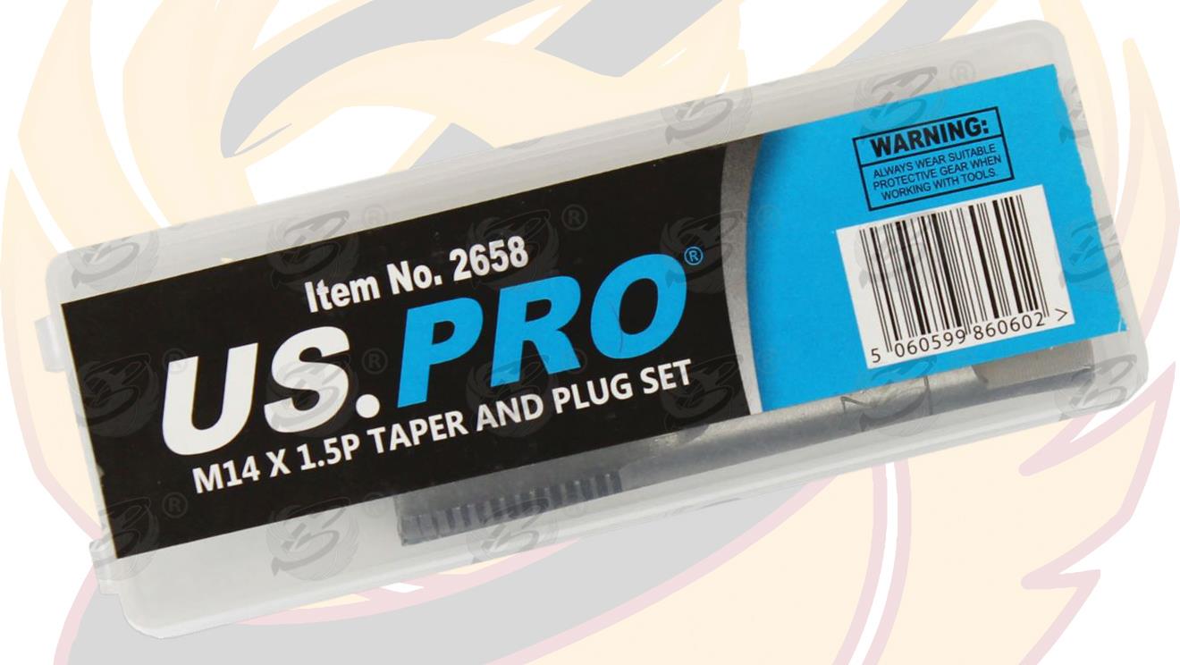 US PRO M14 x 1.5P TAPER & PLUG SET