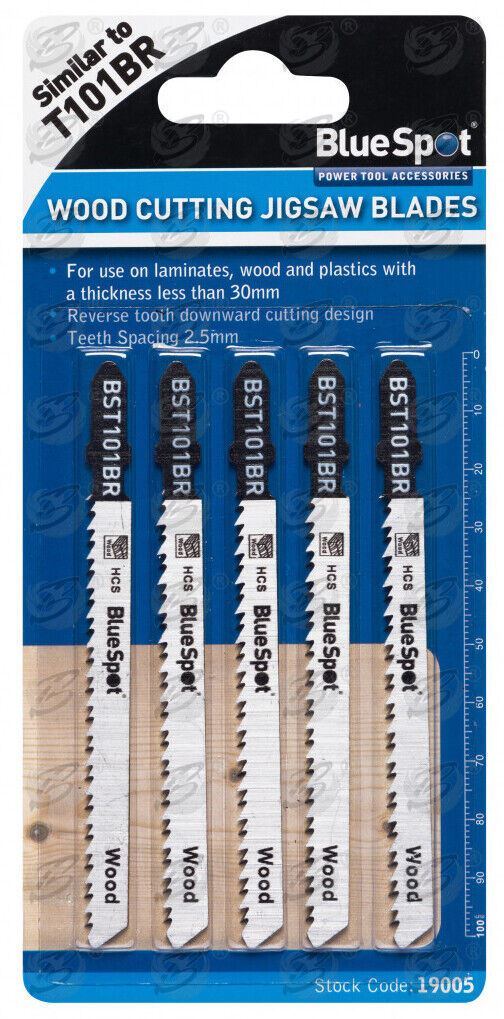 BlueSpot T101Br 10Tpi Jigsaw Blades ( 19005 )