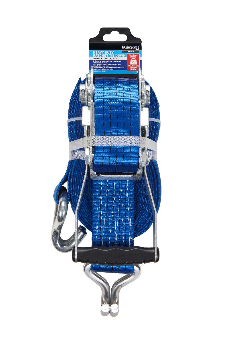 BlueSpot Heavy Duty 50mm X 10mtr Ratchet Tie Down  45403