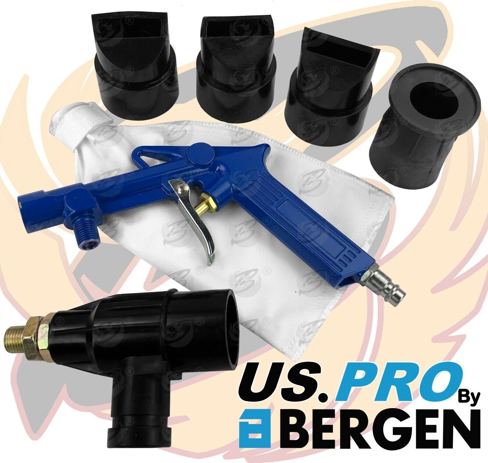 US Pro Air Shot Sand Blaster Kit 8791