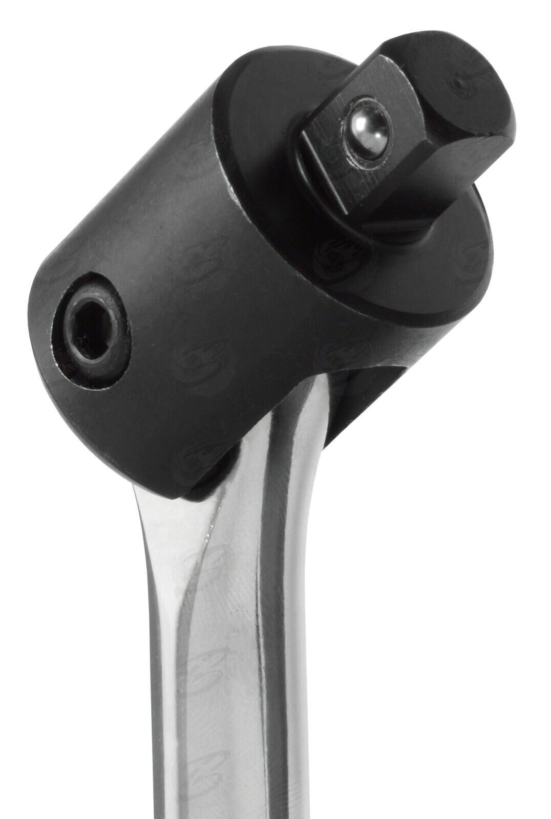 US PRO 1/2" DRIVE 30" LONG BREAKER BAR & 13PCS 12 POINT DEEP IMPACT SOCKETS 13MM - 32MM