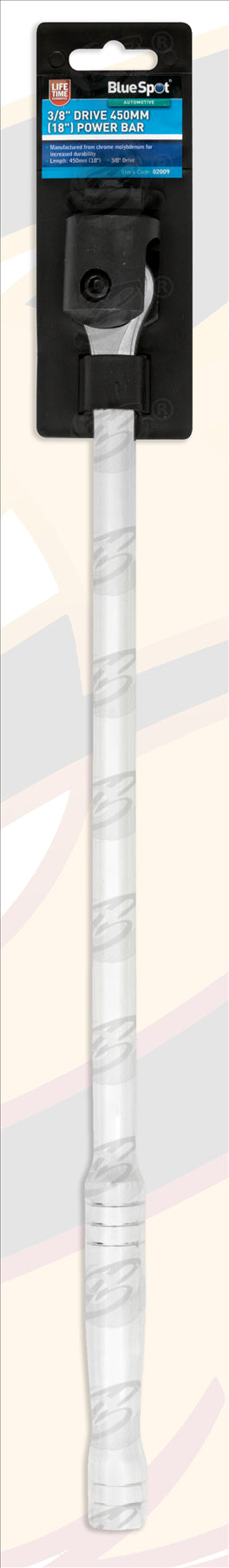 BLUESPOT 3/8" DRIVE 18" LONG BREAKER BAR
