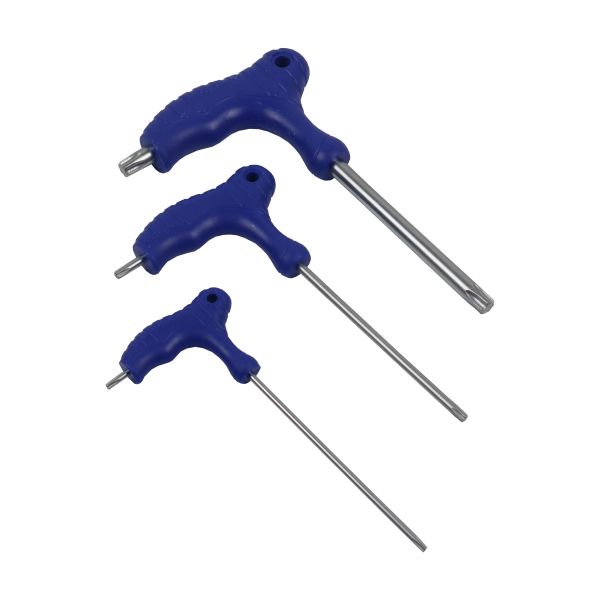 US Pro 10 Piece T Handle Star Set In Storage Rack - T9 To T50  4628