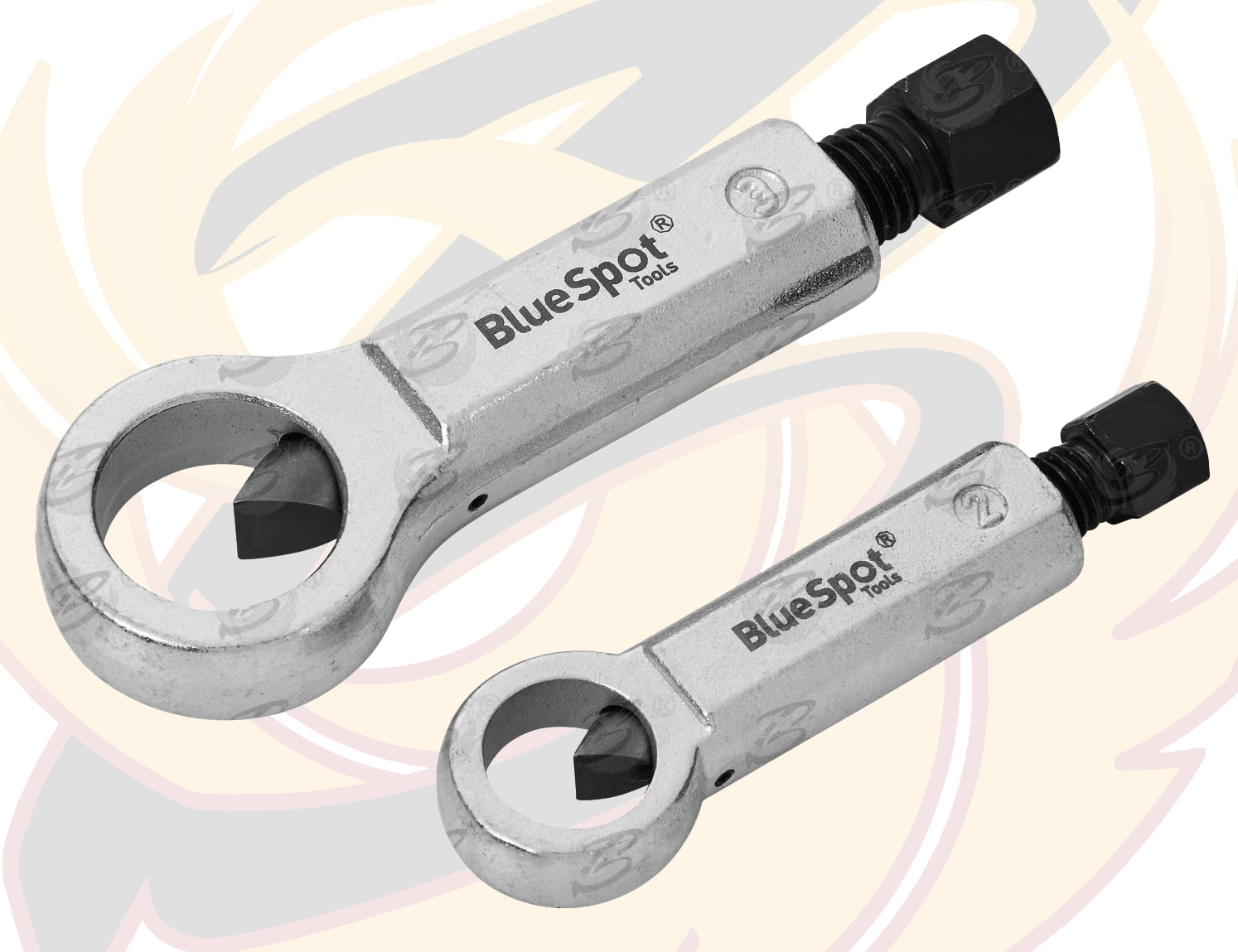 BLUESPOT 2 PCE NUT SPLITTER 12-16MM (15/32"-5/8") & 16-22MM (5/8"-7/8")