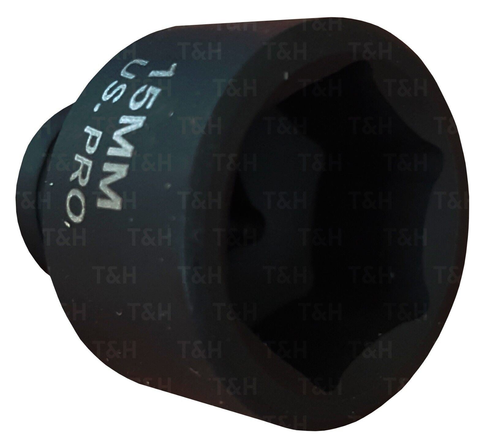 US PRO 14PCS 1/4" DRIVE 6 POINT SHALLOW IMPACT SOCKETS 4MM - 15MM