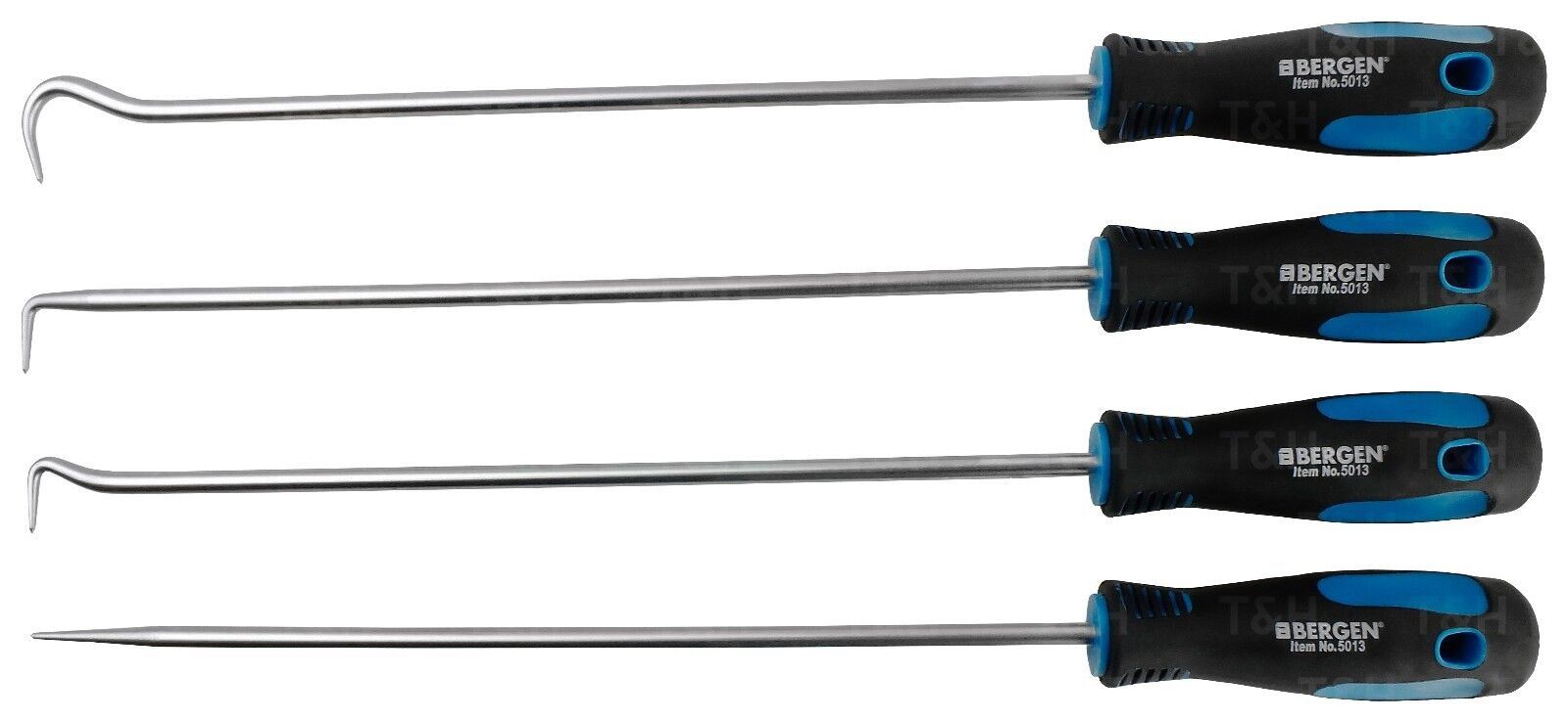 US Pro 4 Piece 380mm Extra Long Hook & Pick Set 5036