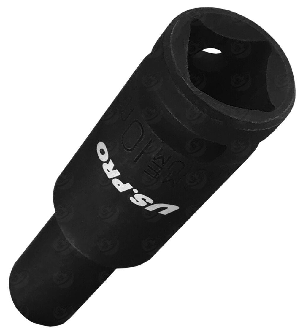 US PRO 10MM 1/2" DRIVE 6 POINT DEEP IMPACT SOCKET ( SINGLE )