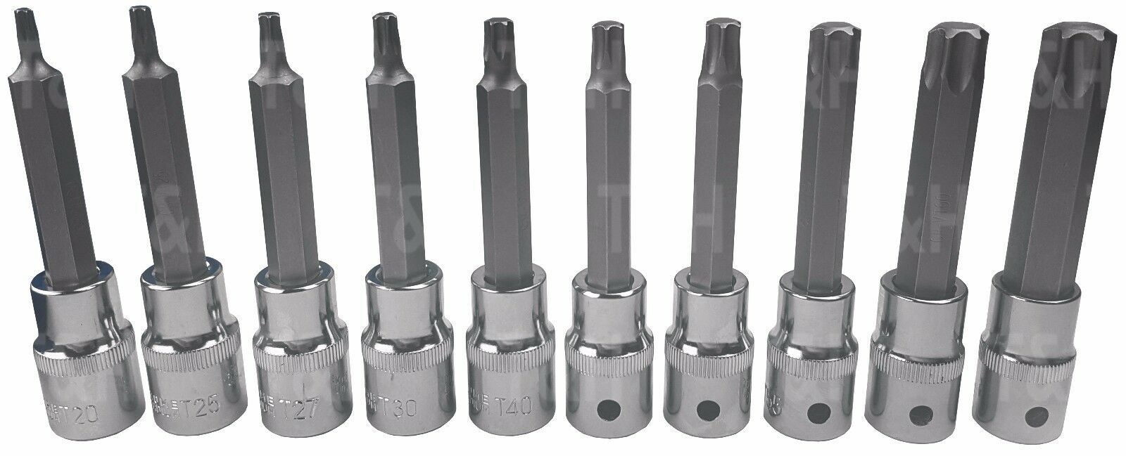 BERGEN 32PCS 1/2" DRIVE TORX BIT SOCKETS T20 - T70