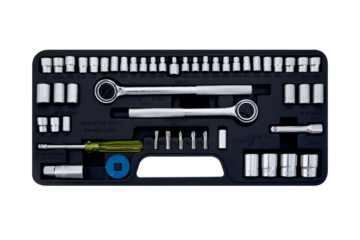 BlueSpot 52 Piece Socket Set With A Manufacturers LifeTime Guarantee 01746