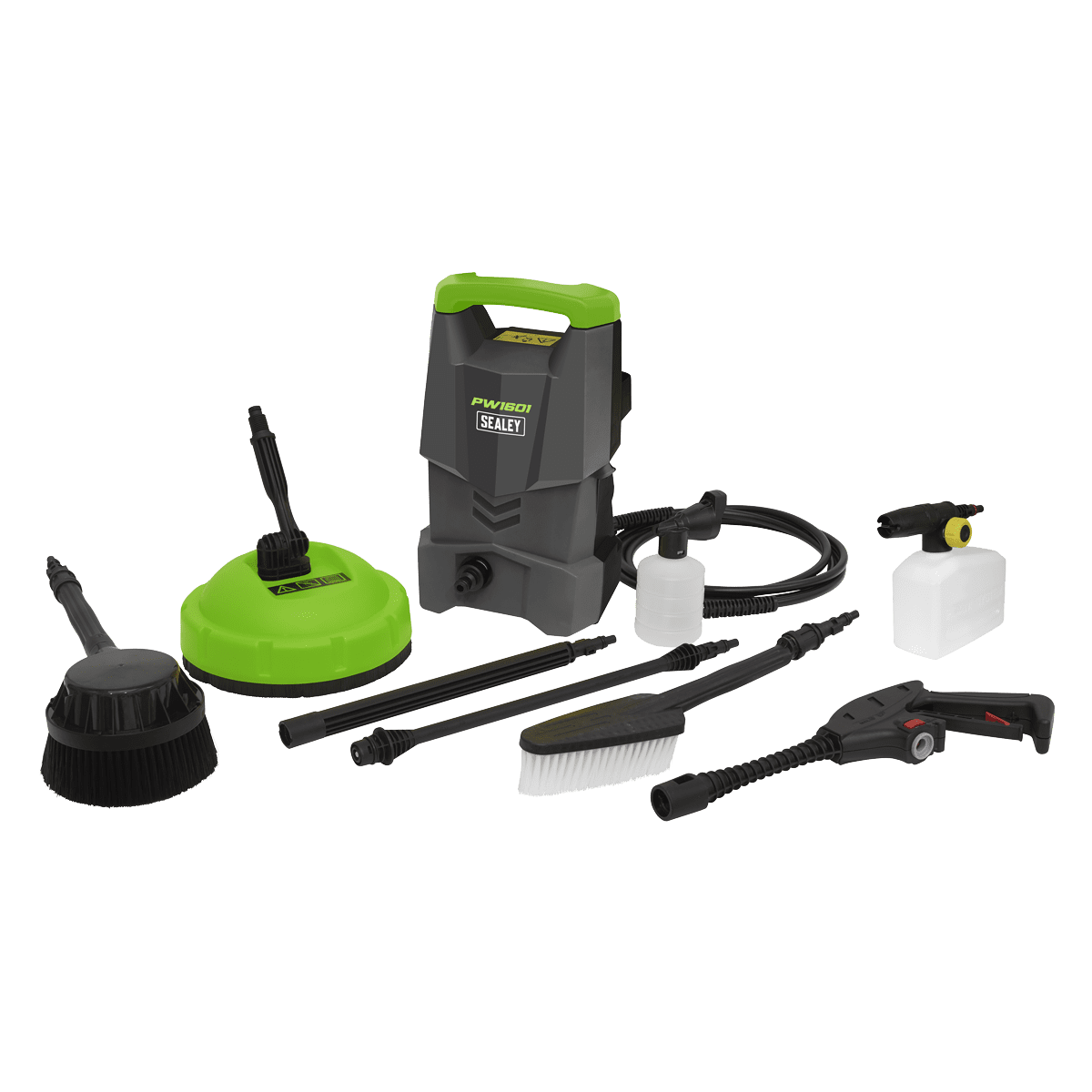 Sealey Pressure Washer 110bar with Snow Foam Sprayer Kit  PW1601SNAKIT