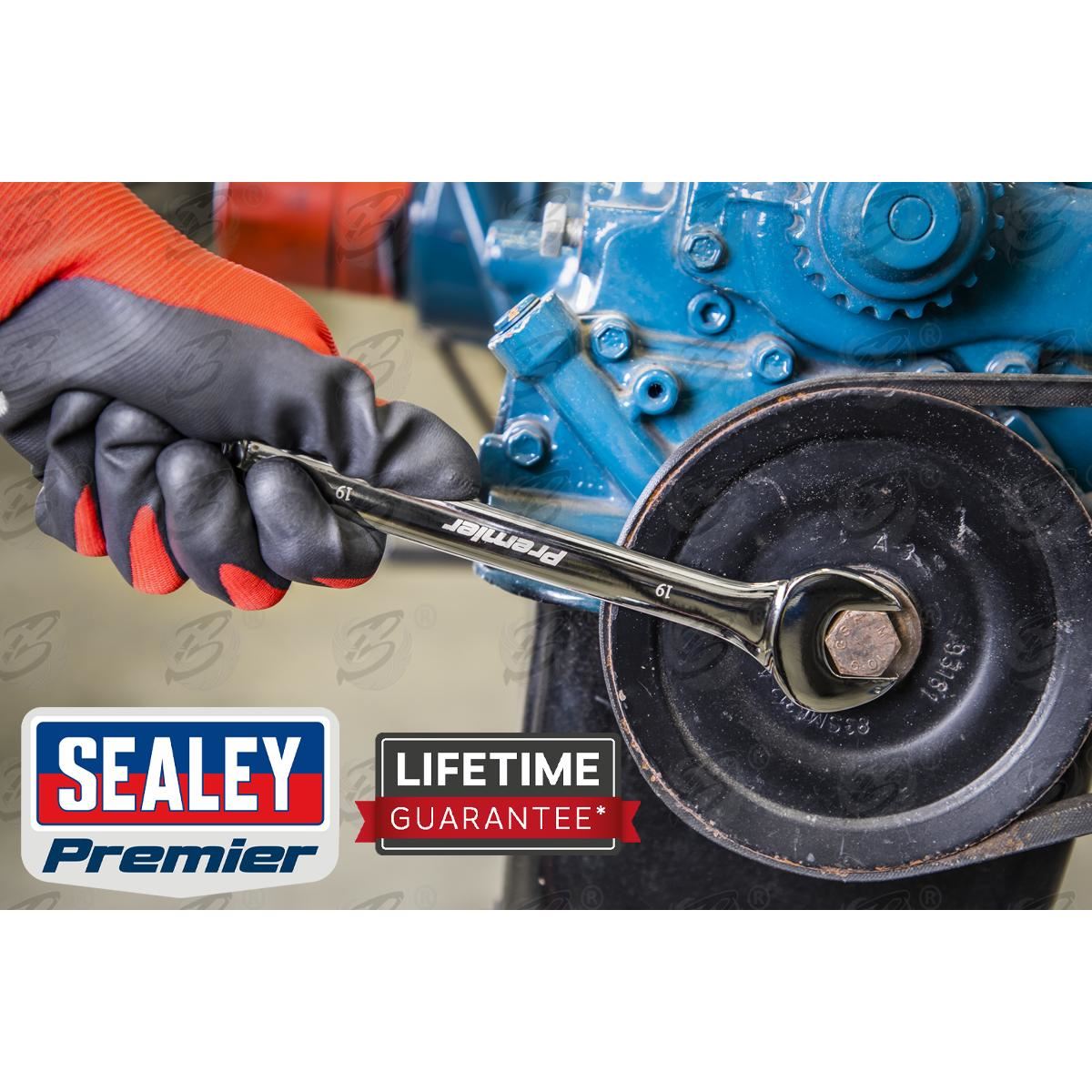 SEALEY 12PCS COMBINATION SPANNER SET ( OEPN & RING END ) ( 8MM - 19MM )