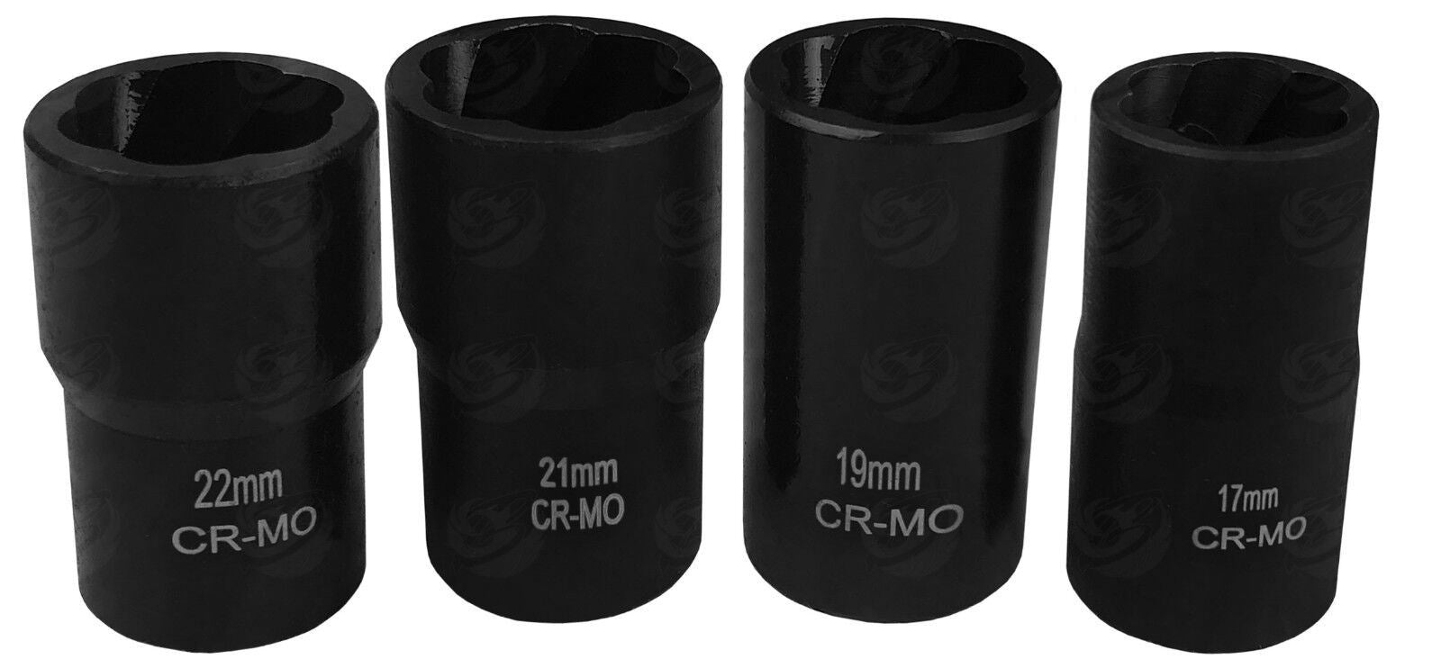 BLUESPOT 5PCS 1/2" DRIVE IMPACT TWIST SOCKETS 17MM - 22MM