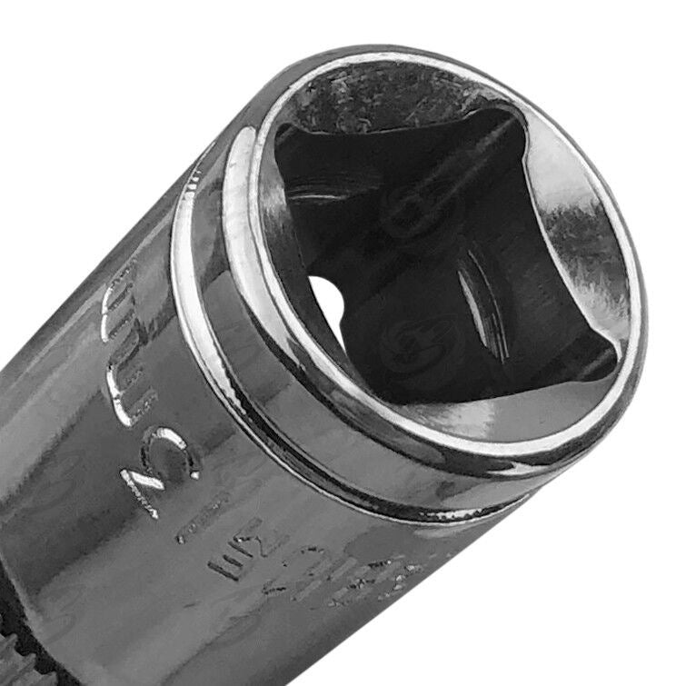 US PRO 12PCS 1/4" & 3/8" & 1/2" DRIVE 10MM & 13MM DEEP & SHALLOW 6 POINT SOCKETS