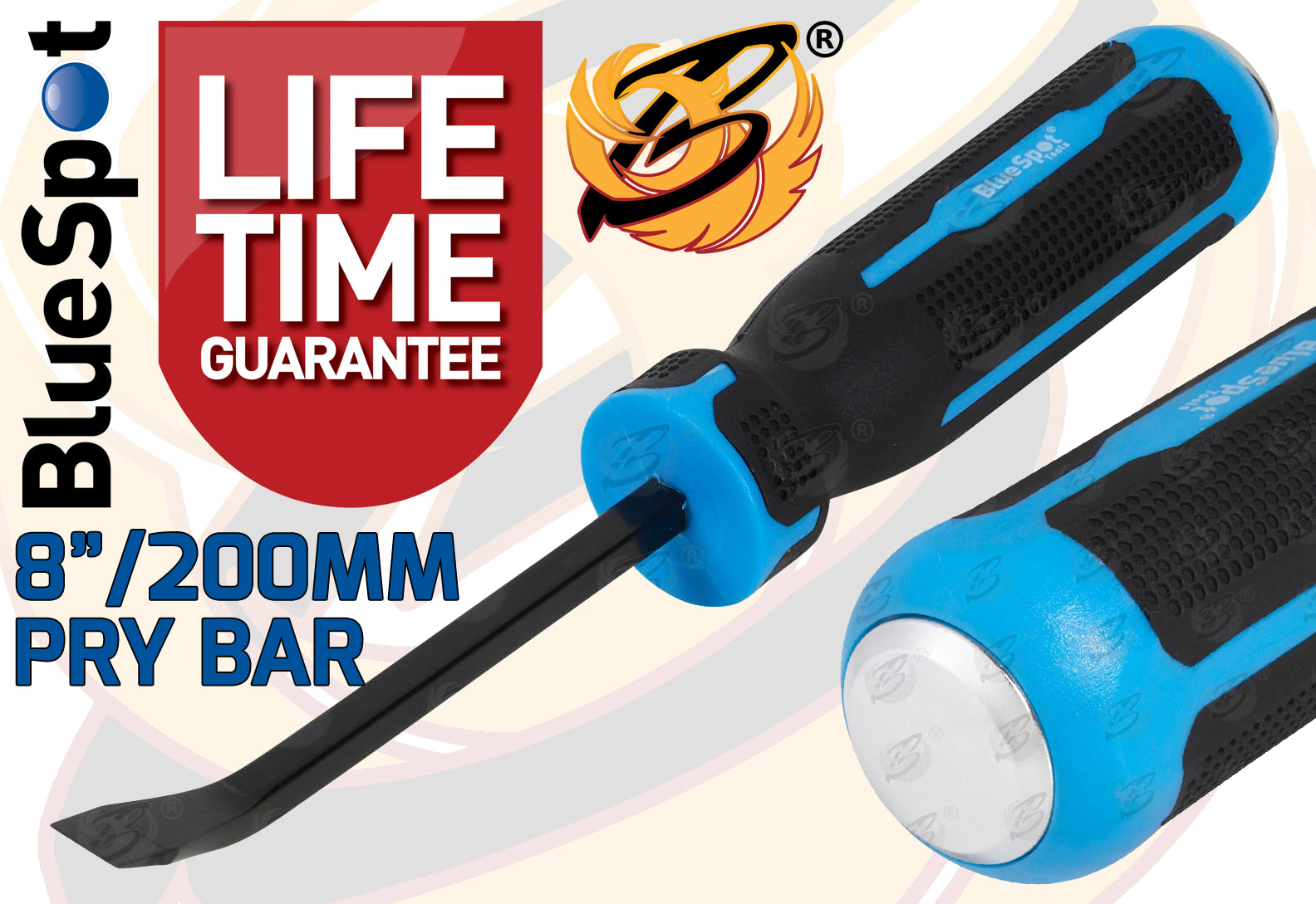 BLUESPOT 4PCS HEAVY DUTY PRY BAR SET